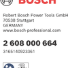 Bosch accessoires bosch filter | t.b.v. gas 18v-1 - 2608000664