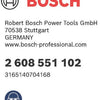 Bosch accessoires 3-delige doppenset | 85mm 1 2 - 2608551102 - 2608551102