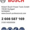 Bosch accessoires 5-delige tegelborenset cyl-9 ceramic 4,0; 5,0; 6,0; 8,0; 10,0 mm 5st - 2608587169
