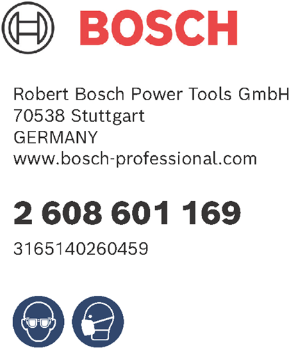 Bosch accessoires schuurplateau pex 270 a 2608601169 - 2608601169