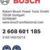 Bosch accessoires gex 125-150 schuurzool 9 gaten 2608601185 - 2608601185
