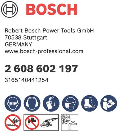 Bosch accessoires diamantdoorslijpschijf standard for concrete 125 x 22,23 x 1,6 x 10 mm 1st - 2608602197