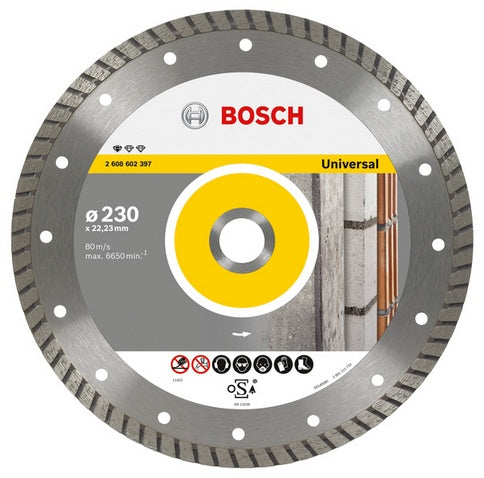 Bosch accessoires diamantdoorslijpschijf 230mm professional turbo | 2608602397 - 2608602397