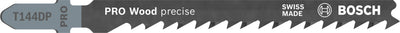 Bosch accessoires 5x precision voor hout decoupeerzaagblad t144dp - 2608633a35