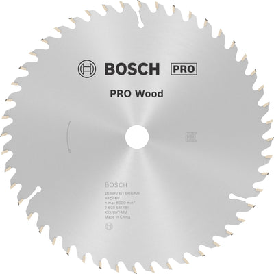 Bosch accessoires cirkelzaagblad optiline wood 184 x 16 x 2,6 mm, 48 1st - 2608641181