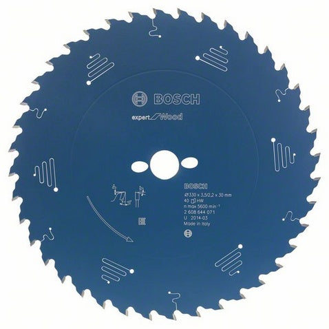 Bosch accessoires cirkelzaagblad expert for wood 160x20x2.2 1.6x24t - 2608644016