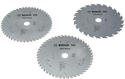 Bosch accessoires pro wood cirkelzaagbladen | 165mm | 3 stuks | cordless - 2608644730