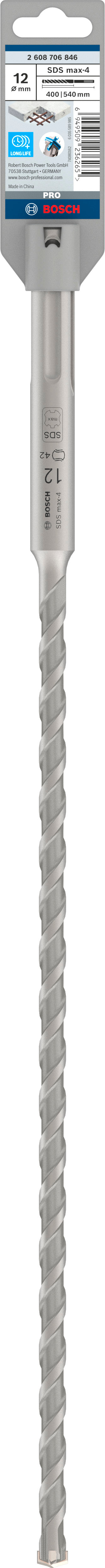 Bosch accessoires pro sds max-4 hamerboor | 12 x 400 x 540 mm - 2608706846