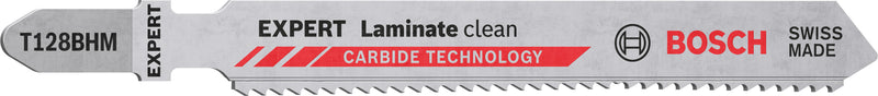Bosch accessoires expert ‘laminate clean’ t128 bhm decoupeerzaagblad 3-delig - 1 stuk(s) - 2608900542
