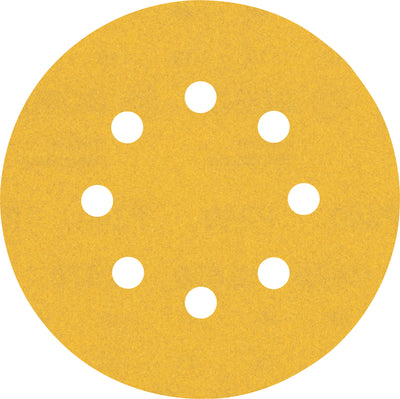 Bosch accessoires expert c470 schuurpapier voor excenterschuurmachines 125 mm, 8 gaten, k240 50-delig - 1 stuk(s) - 2608900914