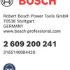Bosch accessoires niet met fijne draad type 59 10,6 x 0,72 x 10 mm 1000st - 2609200241