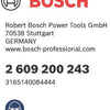 Bosch accessoires niet met fijne draad type 59 10,6 x 0,72 x 14 mm 1000st - 2609200243