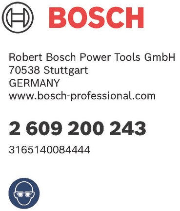 Bosch accessoires niet met fijne draad type 59 10,6 x 0,72 x 14 mm 1000st - 2609200243