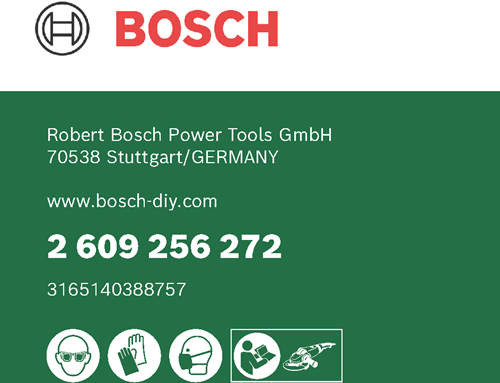 Bosch accessoires rubber schuurplateau voor haakse slijpmachines, klithechtsysteem | 125mm - 2609256272