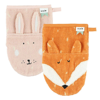 Trixie Washandjes Mrs Rabbit en Mr. Fox, 2st.