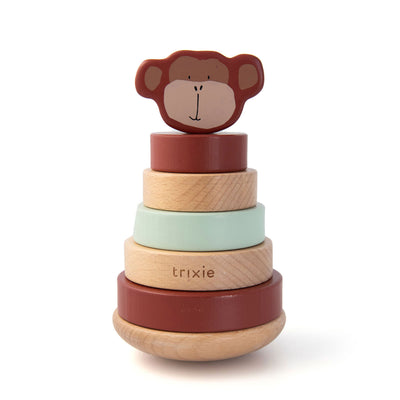 Trixie Houten Stapelspeelgoed Mr. Monkey, 7dlg.