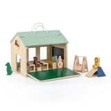 Trixie houten school met accessoires - afbeelding 1