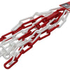 Mack 1005291 - kunststof ketting rood wit ø 6mm l 40mm 2m | 5 stuks