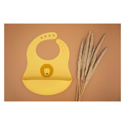 Trixie silicone slabbetje - mr. lion, 2st.