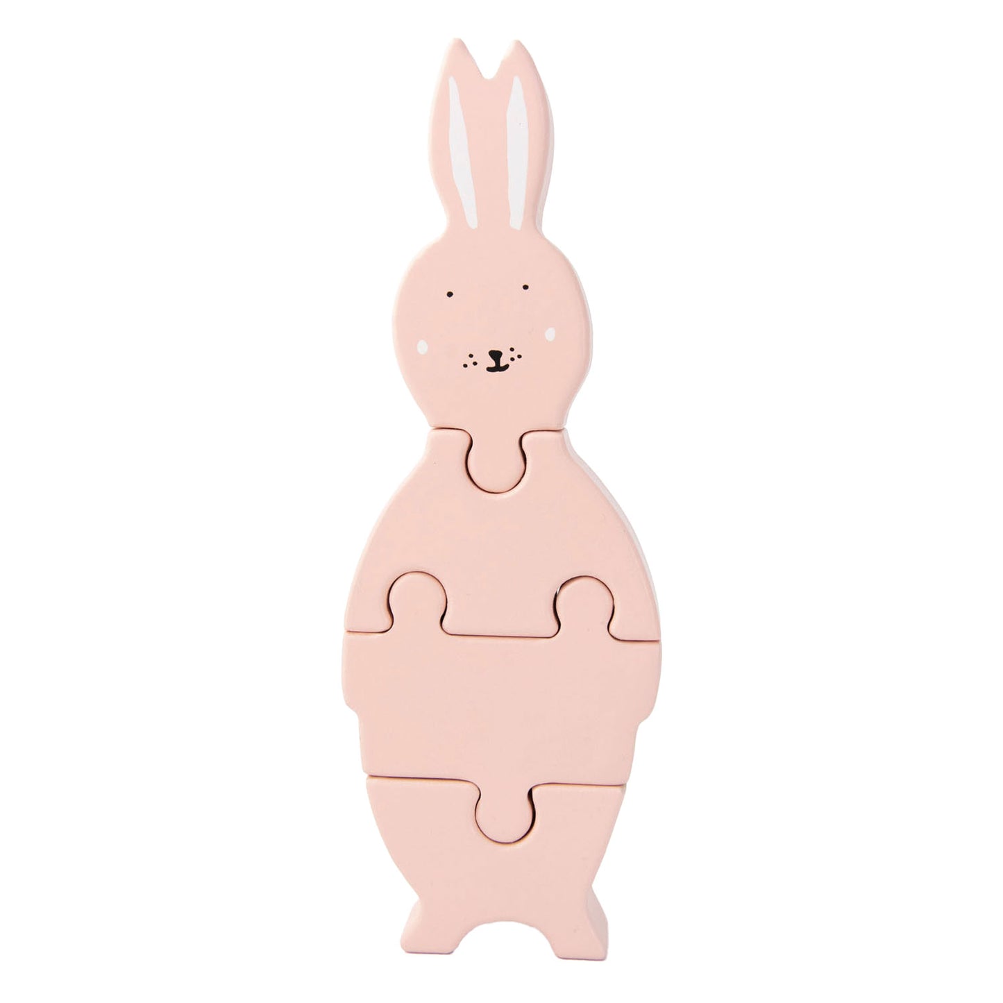 Trixie Houten Dierenvormenpuzzel Mrs. Rabbit, 4st.