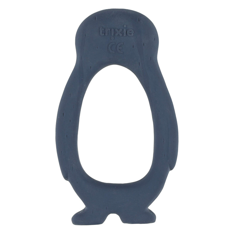 Trixie natuurlijk rubber grijpspeeltje - mr. penguin