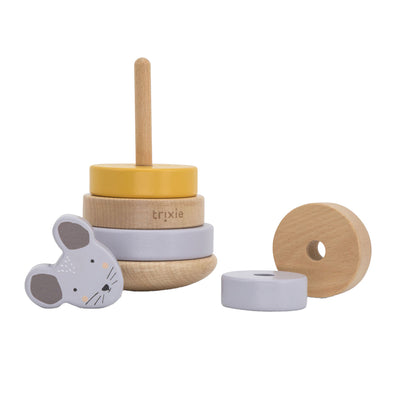 Trixie houten stapeltoren - mrs. mouse