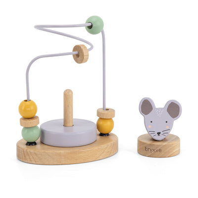 Trixie houten motoriekspiraal - mrs. mouse