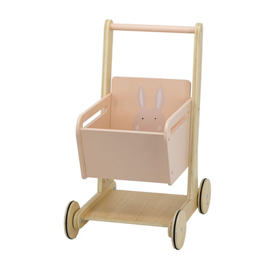 Trixie houten winkelwagen - mrs. rabbit