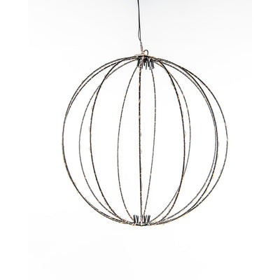 Anna's collection verlichte bal 40cm 192led classic warm met flitsfunctie timer dimmer 5 meter aanloopsnoer