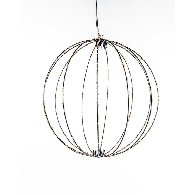 Anna's collection verlichte bal 40cm 192led classic warm met flitsfunctie timer dimmer 5 meter aanloopsnoer