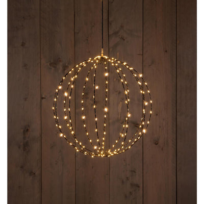 Anna's collection verlichte bal 50cm 216led classic warm met flitsfunctie timer dimmer 5 meter aanloopsnoer