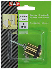 Mack 1047649 - deurstop cilindermodel vermessingd ø 20h30 mm 1 st pc | 6 stuks - afbeelding 4