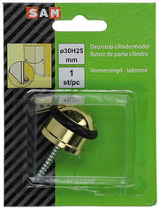 Mack 1047656 - deurstop cilindermodel vermessingd ø 30h25 mm 1 st pc | 6 stuks - afbeelding 3