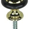 Mack 1047657 - deurstop cilindermodel vermessingd ø 28h28 mm 1 st pc | 6 stuks