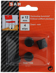 Mack 1047700 - opsteekdop kunststof zwart ø 12 mm 4 st pcs | 6 stuks - afbeelding 2