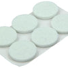 Mack 1047702 - viltpastille zelfklevend wit ø 19 mm 18 st pcs | 12 stuks
