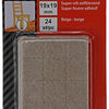 Mack 1047707 - super-vilt zelfklevend beige 19 x 19 mm 24 st pcs | 12 stuks