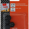 Mack 1047755 - insteekdop kunstsstof zwart ø 16 mm 4 st pcs | 6 stuks