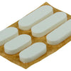 Mack 1047661 - geluidsdemper zelfklevend wit 16 + 22 x 7 mm 24 st pcs | 12 stuks