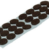 Mack 1047664 - meubelviltje zelfklevend bruin ø 13 mm 24 st pcs | 12 stuks