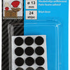 Mack 1047664 - meubelviltje zelfklevend bruin ø 13 mm 24 st pcs | 12 stuks
