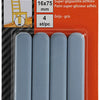 Mack 1047718 - super glijpastille zelfklevendgrijs 16 x 75 mm 4 st pcs | 12 stuks