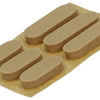 Mack 1047669 - geluidsdemper zelfklevend bruin 16 + 22x7 mm 24 st pcs | 12 stuks
