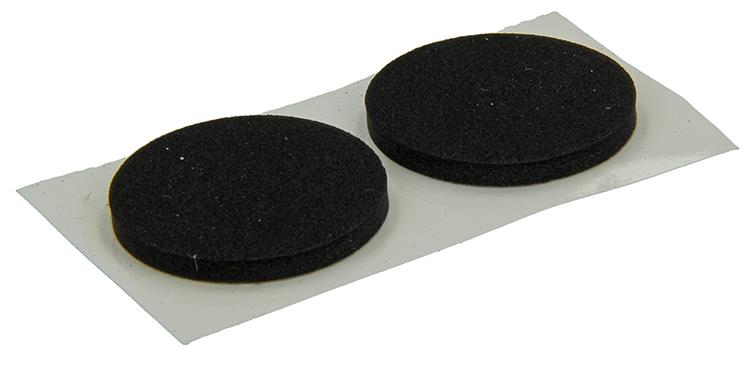 Mack 1047671 - antislipstrip zelfklevend zwart ø 28 mm 6 st pcs | 12 stuks