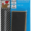 Mack 1047673 - schuimstrip zelfklevend zwart 20 x 20 mm 24 st pcs | 6 stuks