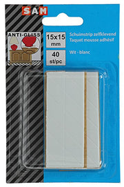 Mack 1047677 - schuimstrip zelfklevend wit 15 x 15 mm 40 st pcs | 6 stuks - afbeelding 3