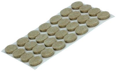 Mack 1047719 - super-vilt zelfklevend beige ø 10 mm 56 st pcs | 12 stuks