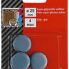 Mack 1047726 - super glijpastille zelfklevendgrijs ø 25 mm 4 st pcs | 12 stuks