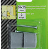 Mack 1047629 - deurstop rubber + schroef grijs 30 x 25 mm 2 st pcs | 6 stuks