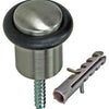 Mack 1047631 - deurstop cilindermodel inox look ø 20h30 mm 1 st pc | 6 stuks